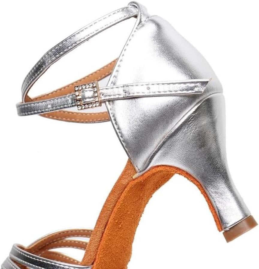 Women's Professional Latin Modern Tango Salsa Dance Shoes for Women Ballroom Party Dance Practice Performance Shoes