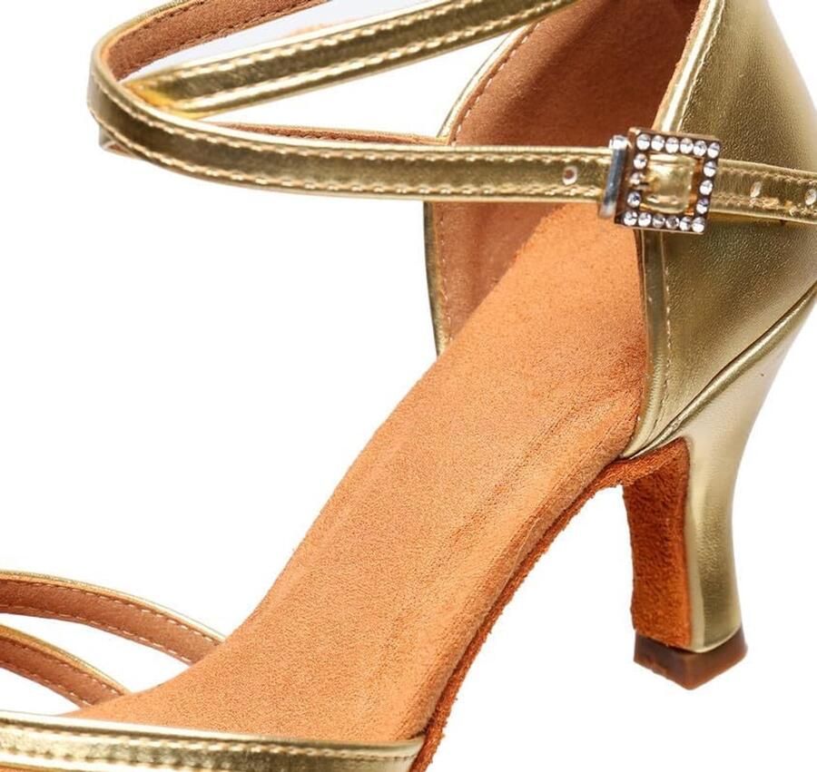 Women's Professional Latin Modern Tango Salsa Dance Shoes for Women Ballroom Party Dance Practice Performance Shoes