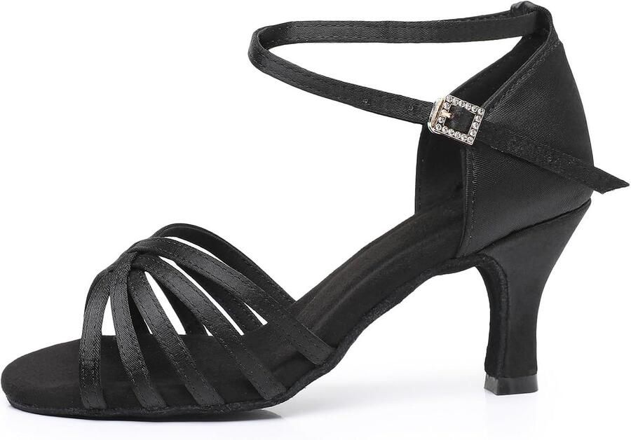 Women's Professional Latin Modern Tango Salsa Dance Shoes for Women Ballroom Party Dance Practice Performance Shoes