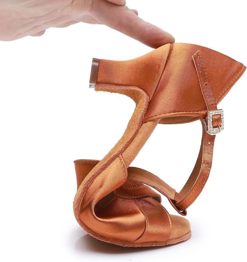 Women's Professional Latin Modern Tango Salsa Dance Shoes for Women Ballroom Party Dance Practice Performance Shoes