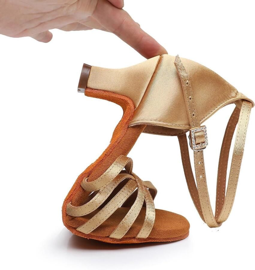 Women's Professional Latin Modern Tango Salsa Dance Shoes for Women Ballroom Party Dance Practice Performance Shoes