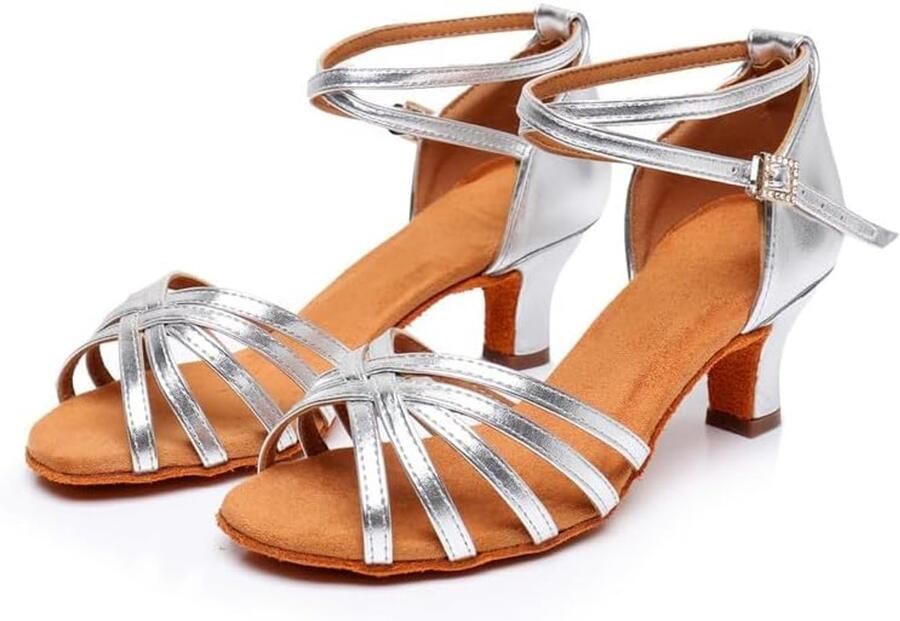 Women's Professional Latin Modern Tango Salsa Dance Shoes for Women Ballroom Party Dance Practice Performance Shoes