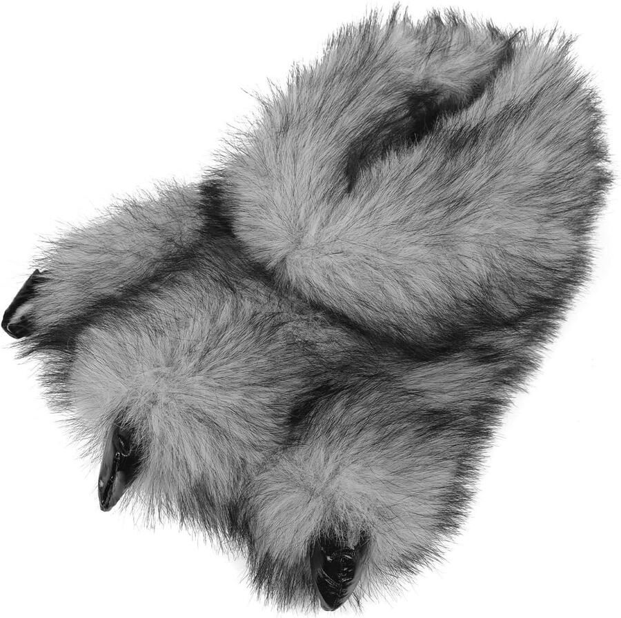 Woolly Warme Fluffy Slippers voor nen en met Antislip Zool voor Cosplay en Comfort