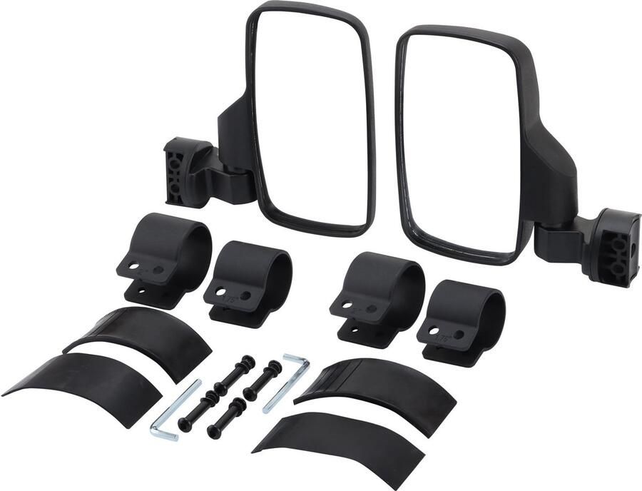WOOSTAR 1.75 Zijspiegels met Klem voor Polaris RZR & Arctic Cat Set van