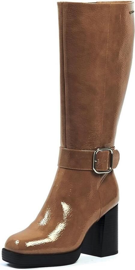 XL Laarzen met Brede Kuit voor Dames Zwart Model Comfortabele Pasvorm