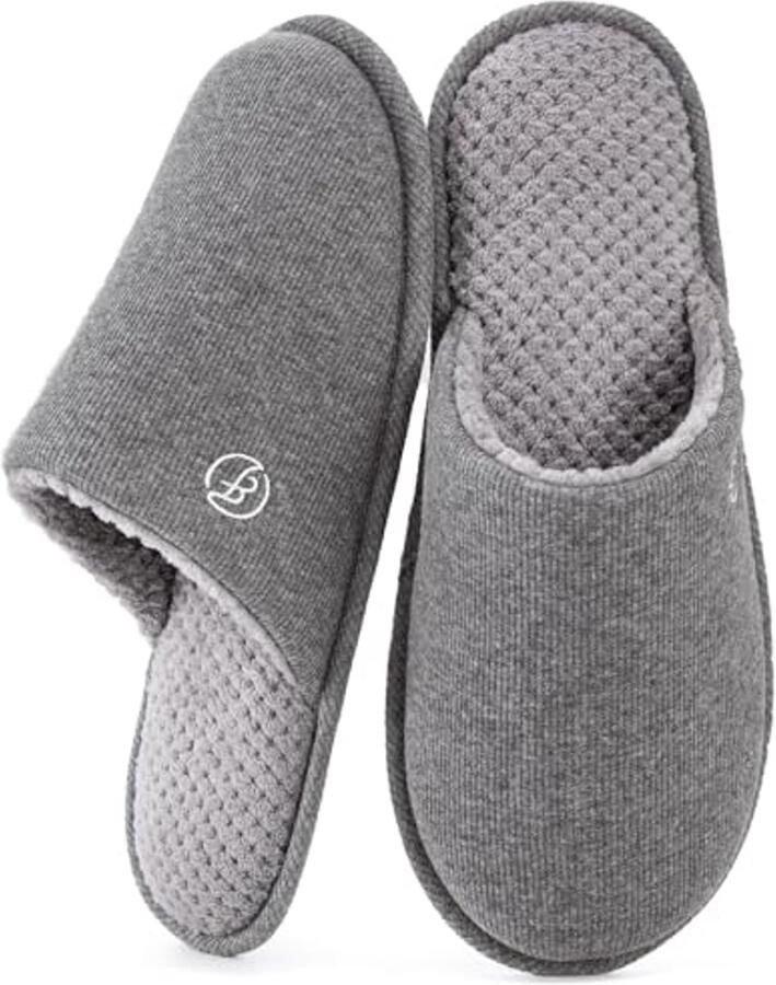 Zachte Ademende Pantoffels voor Heren met Traagschuim Perfect voor Zomer en Herfst