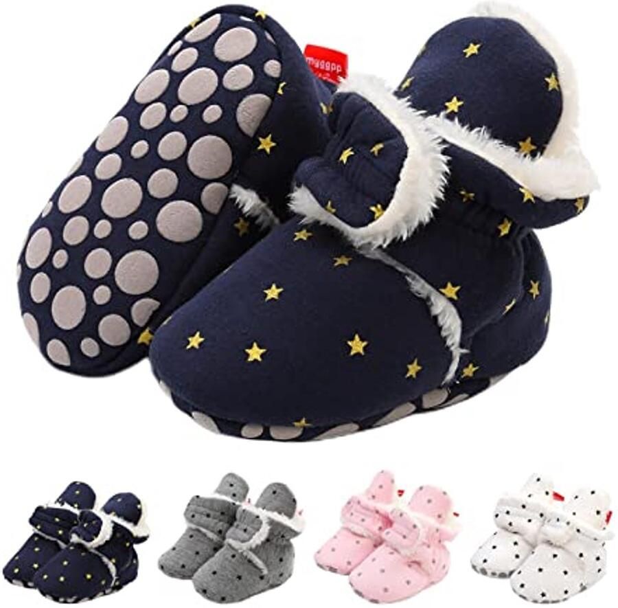 Zachte Antislip Baby Booties voor en