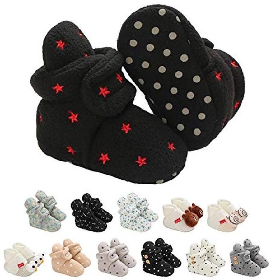 Zachte Baby Booties voor en Antislip Slippers voor Pasgeborenen