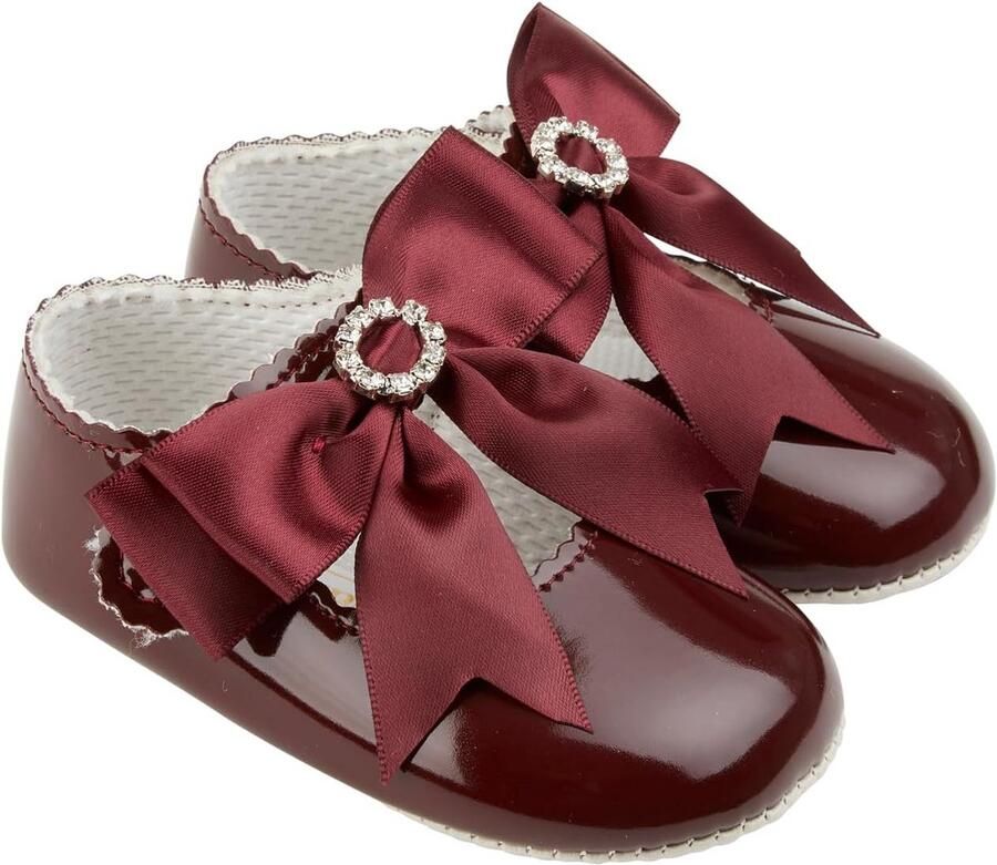 Babyschoenen Meisjes Zachte Zool Pré-walkers met Strik