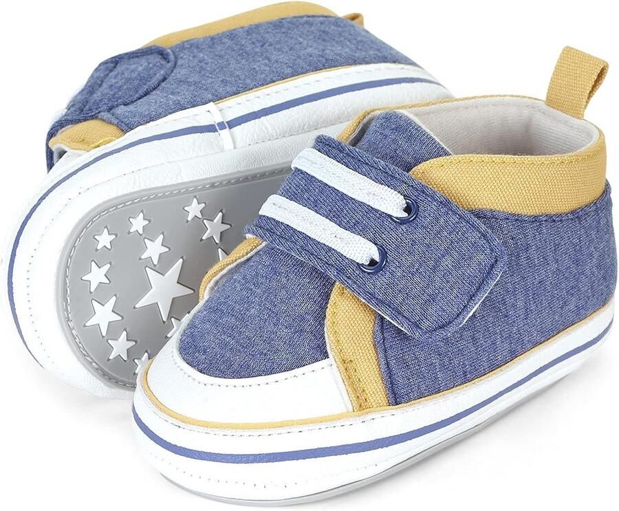 Zachte Babyschoentjes met Antislipzool voor Jongens
