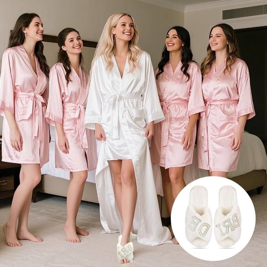Zachte Bruidslippers met Witte Parels Antislip 12mm Zolen voor Comfort en Stijl tijdens de Bruiloft