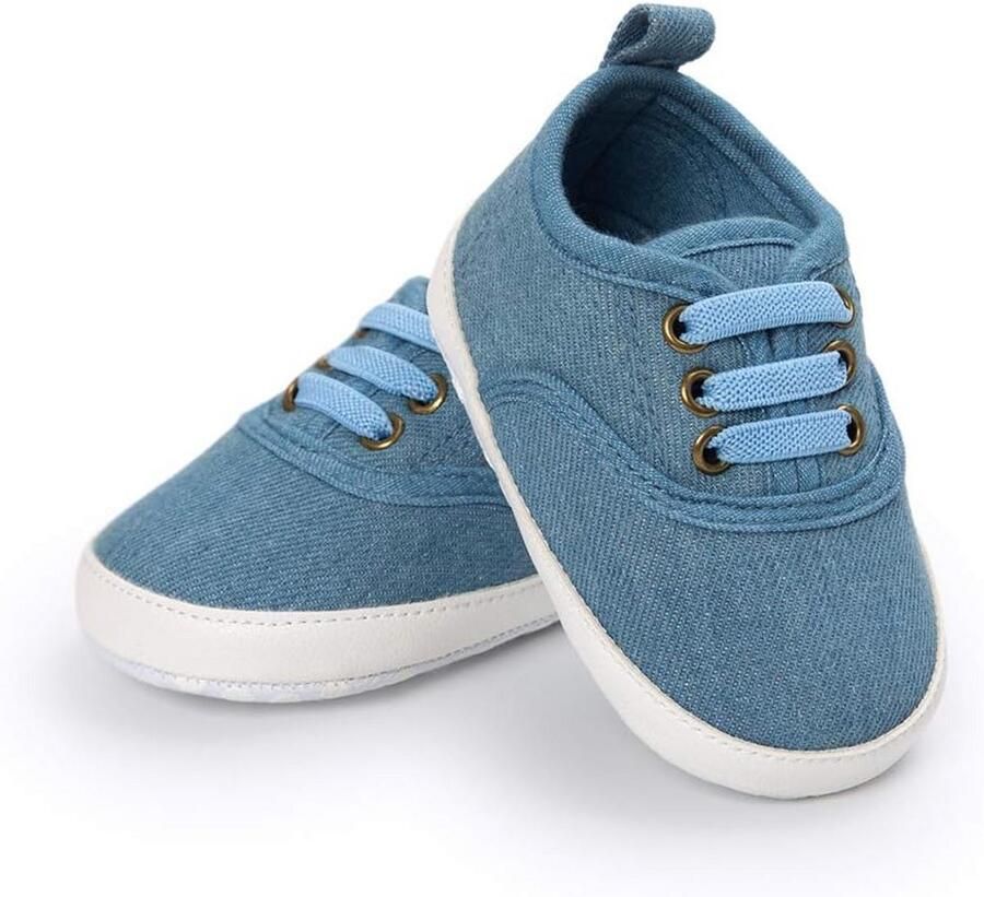 Zachte Canvas Babyschoenen Pasgeboren Unisex Antislip Wandelbo Eerste Stapjes
