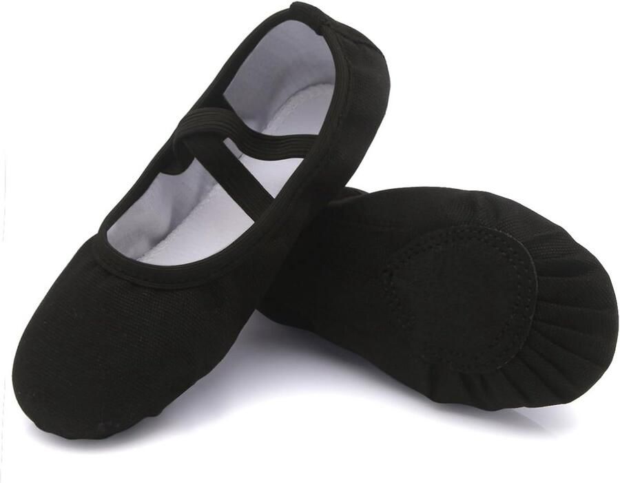 Zachte Canvas Dansschoenen voor Dames en Meisjes Flexibel en Ademend