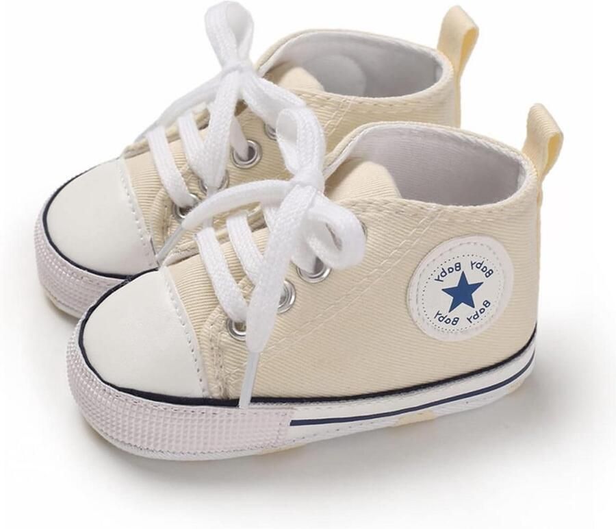 Zachte Canvas Loopschoenen voor Baby en Kinderen met Antislipzool en Ade d Materiaal - Foto 1