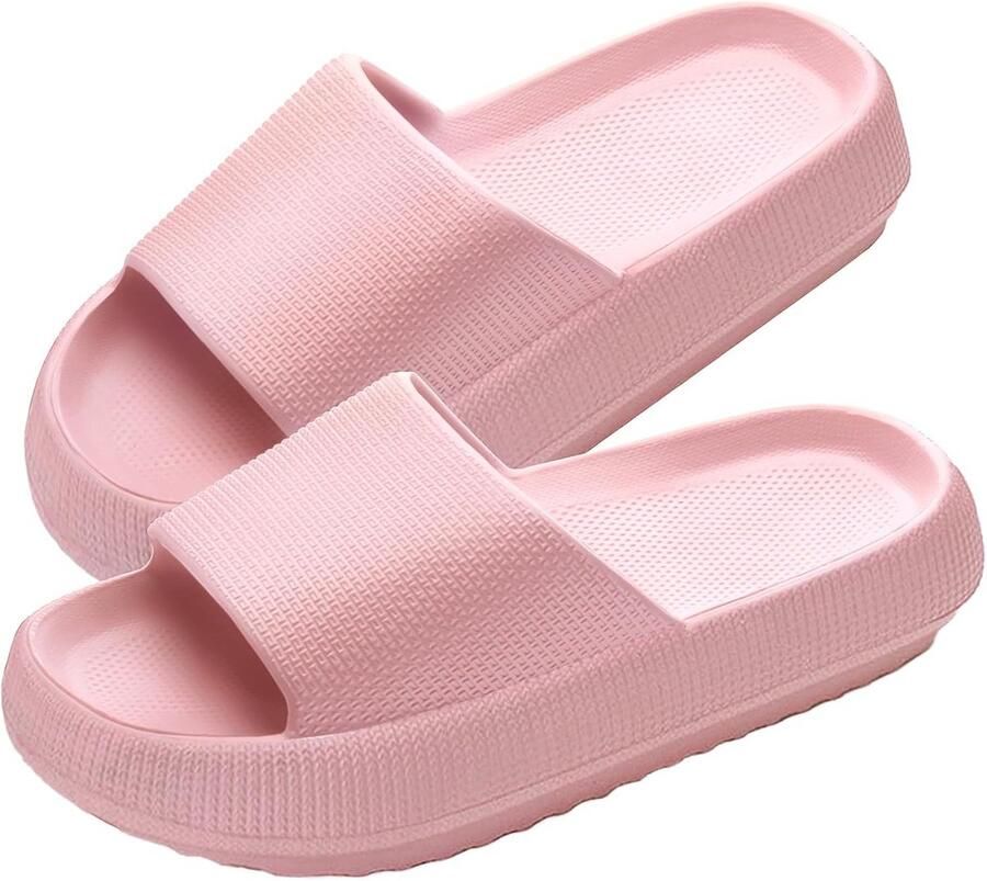 Zachte en Comfortabele Badslippers met Wolk-Effect Antislip & Ideaal als Huisschoen