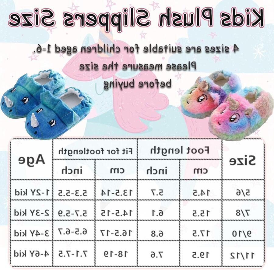 Zachte en warme pantoffels voor kinderen schattige cartoon dieren antislip huis schoenen ideaal voor binnen en eerste stapjes
