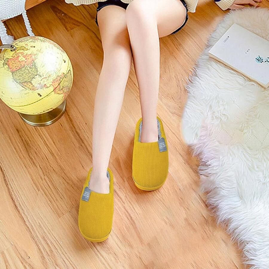 Zachte en Warme Pluche Slippers voor en Niet-Slip Perfect voor Binnen en Buiten in de Winter