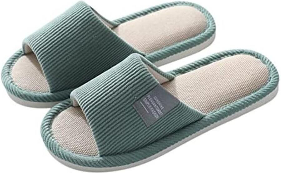 Zachte Geheugen Foam Slippers voor en Anti-slip Wasbaar Open Teen