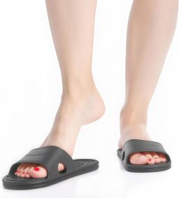 Zachte Gevoerde Antislip Doucheslippers voor nen en Comfortabele Sneldrogende Sandalen met Gaten voor Badkamer Thuis Zwembad en Spa