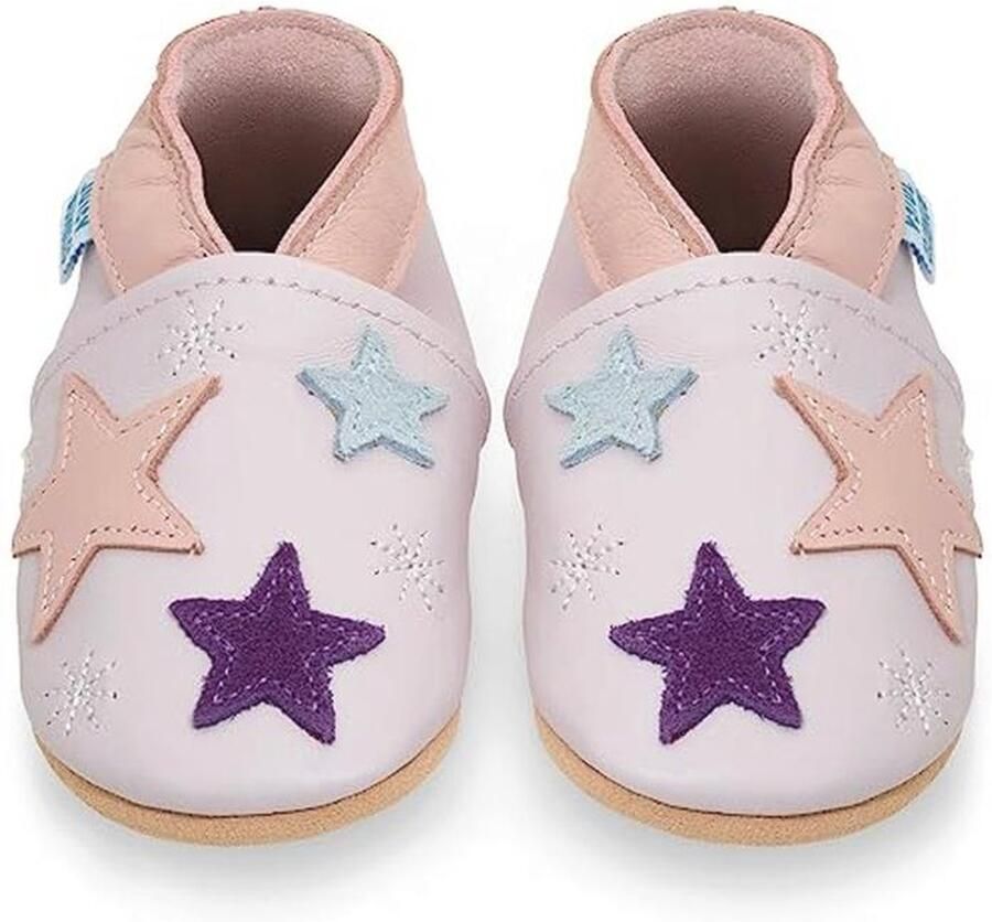 Zachte Leren Babyschoenen voor en Comfortabele Babyschoenen met Zachte Zolen
