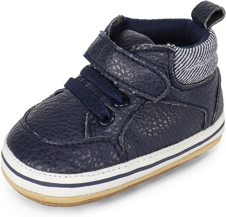 Zachte Leren Babyschoentjes met Antislipzool voor en