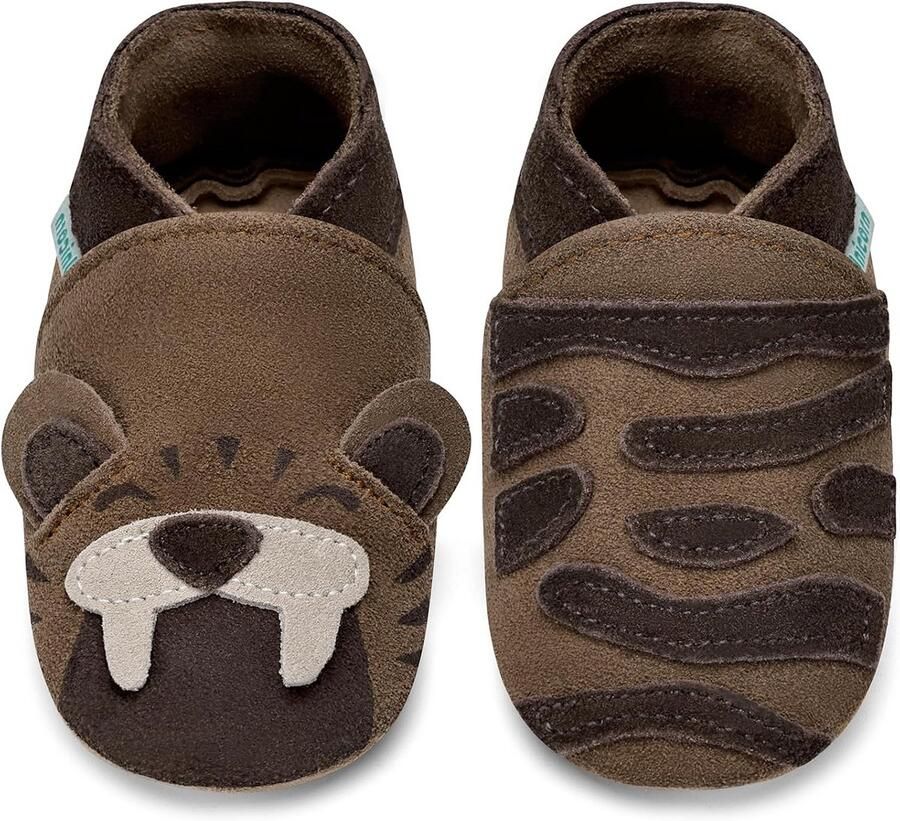 Zachte Leren Babyschoentjes om te Leren Lopen Flexibele Slofjes voor en