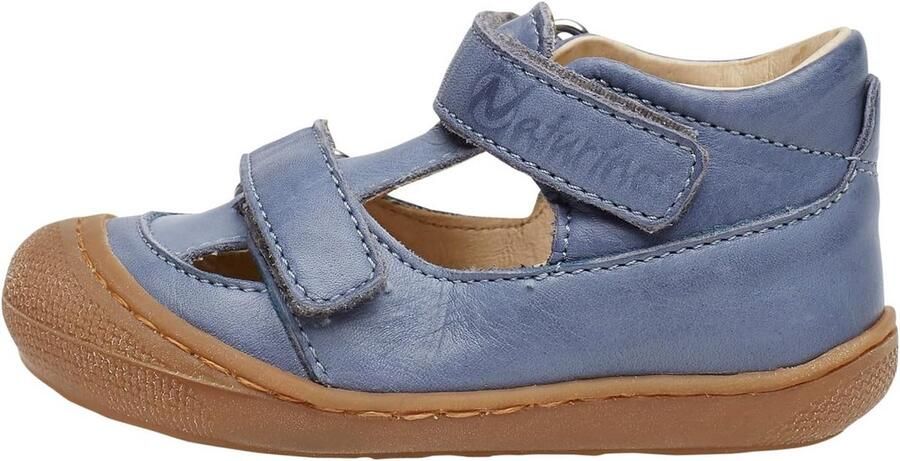 Zachte Leren Sandalen voor Baby Meisjes met Dubbele Sluiting en Verstevigde Neus