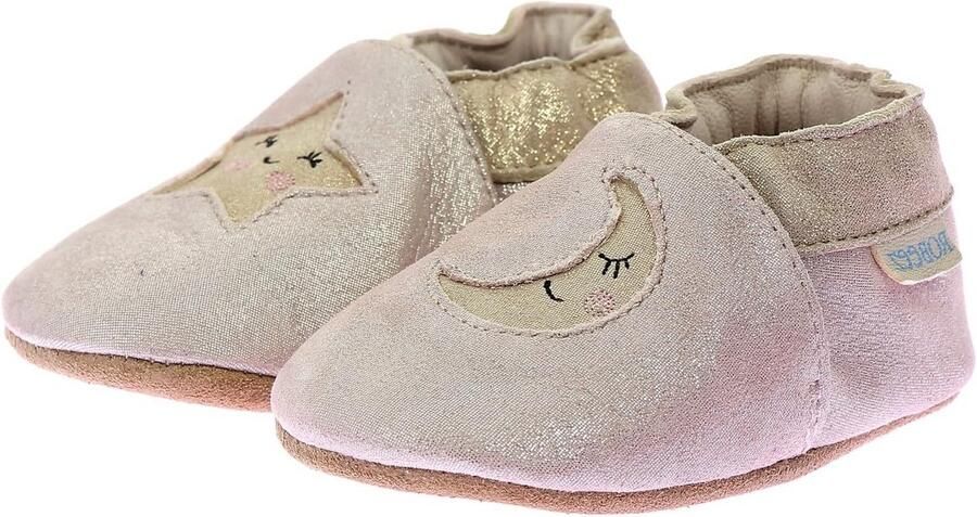 Zachte Leren Slofjes Meisjes Circus Stijl Antislip voor Baby en Peuter