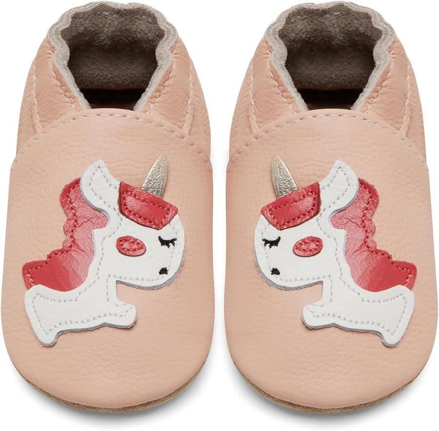 Zachte Nopjes Slofjes Eerste Loopschoenen Leer voor Baby &