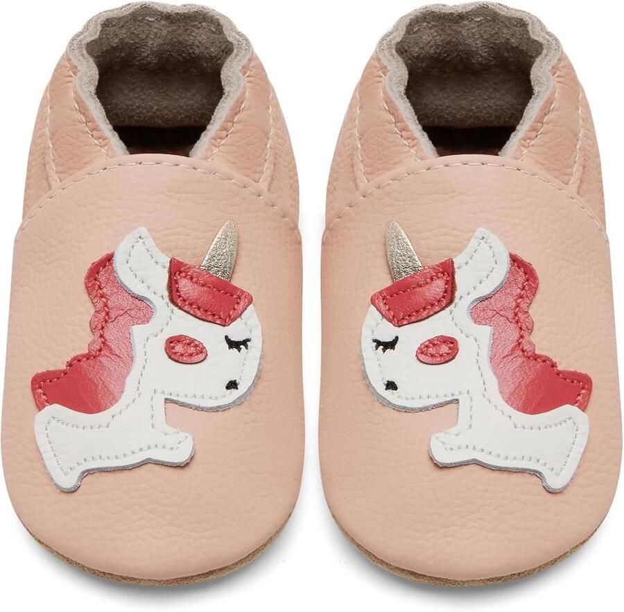 Zachte Nopjes Slofjes Eerste Loopschoenen Leer voor Baby &