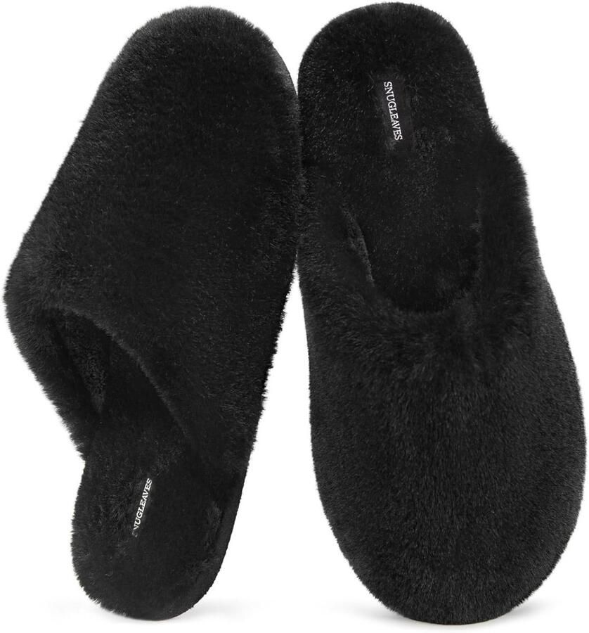 Zachte Pantoffels voor Dames met Traagschuim en Antislip Zool