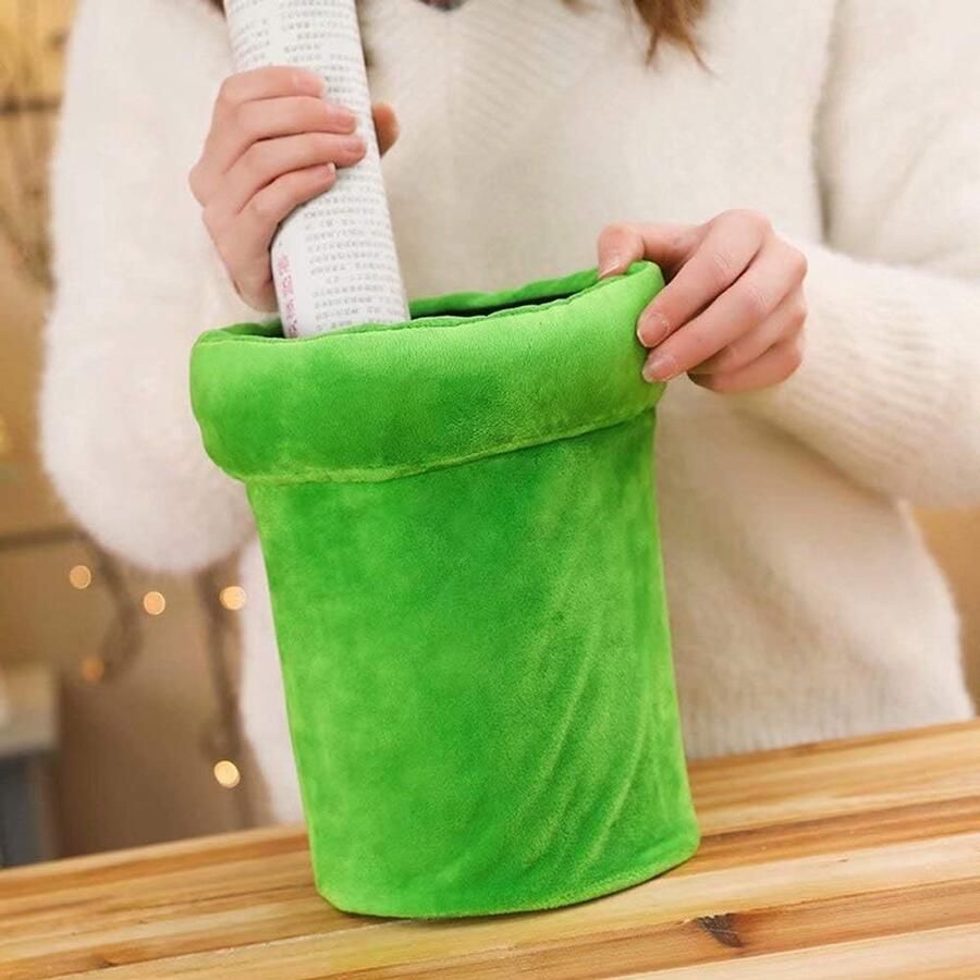 Zachte Pluche Huisslippers met Stippenpatroon en Bijpassende Pot Holder voor Volwassenen en Tieners Perfecte Kerstcadeaus in Groen