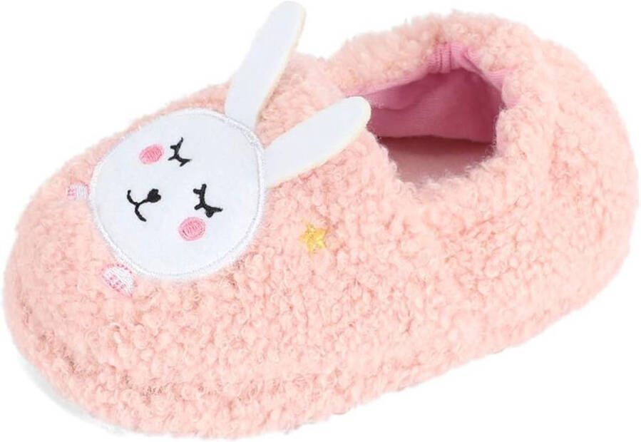Zachte Pluche Pantoffels voor Kinderen Antislip Slippers voor en