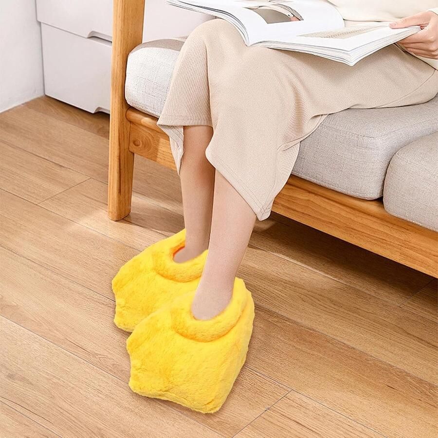 Zachte Pluche Slippers voor Dierenkostuum Unisex Duck Paw Klauw Schoenen Fluffy Huisslippers voor en Schattige Comfortabele Pantoffels