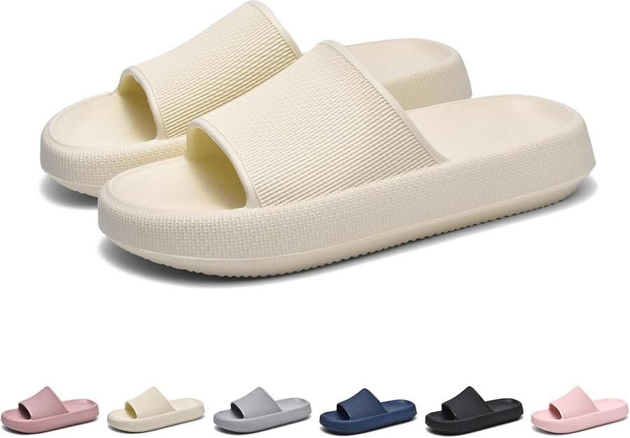 Zachte Slip-on Slippers voor en Antislip Zomer Muiltjes voor Huis Tuin en Strand