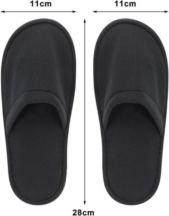 Zachte Spa Slippers voor Hotel en Thuisgebruik Gesloten Slippers Comfortabel en Duurzaam Perfect voor Gasten en Wellness