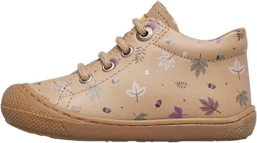 Zachte Suède Babyschoenen Meisjes met Flexibele Zool en Vetersluiting