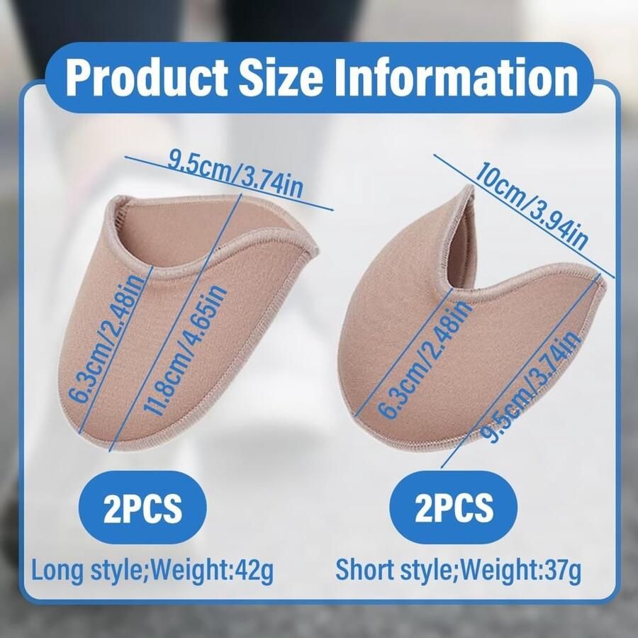 Zachte Tenenpads voor Dames en Meisjes 2 Paar Comfortabele Tenenbeschermers voor Ballerina's en Schoenen