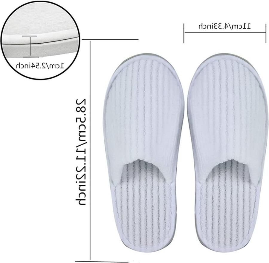 Zachte wegwerpslippers voor hotel en spa 6 paar gesloten teen slippers van koraalfleece voor gasten en reizen