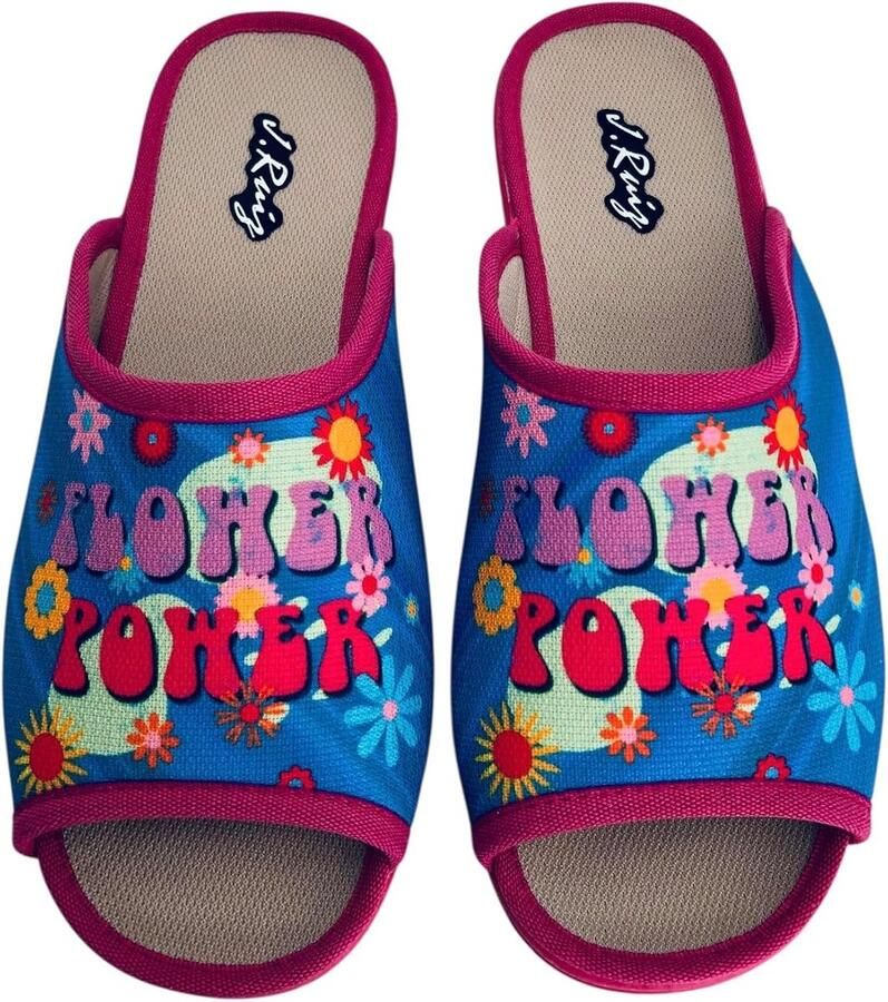 Zachte Zomerpantoffels voor Dames Open Teen Gemaakt in Spanje