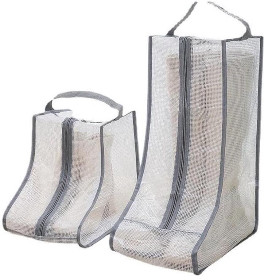 Zalati Boot Opbergzakken 2 stks Boot Draagbare Cover Bag voor Boot Care Bescherming Een Tall en One Short Grijs Tas Organizer