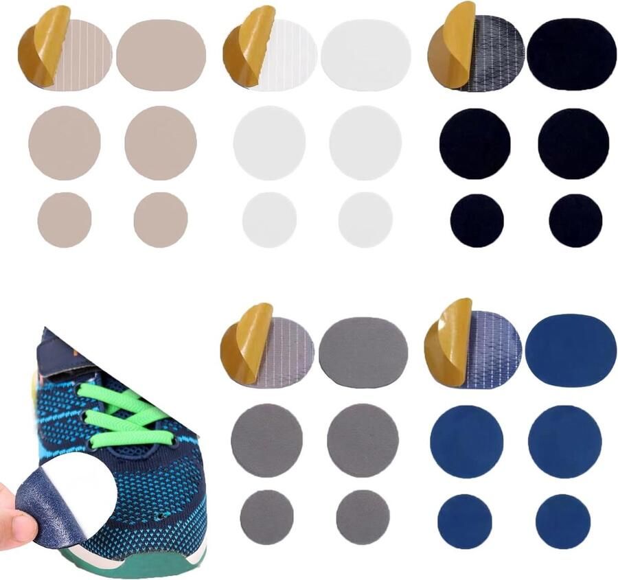 Zelfklevende Schoenreparatie Patches 30 Stuks Waterdicht voor Teen en Hak van Sneakers Hakken en Leren Schoenen