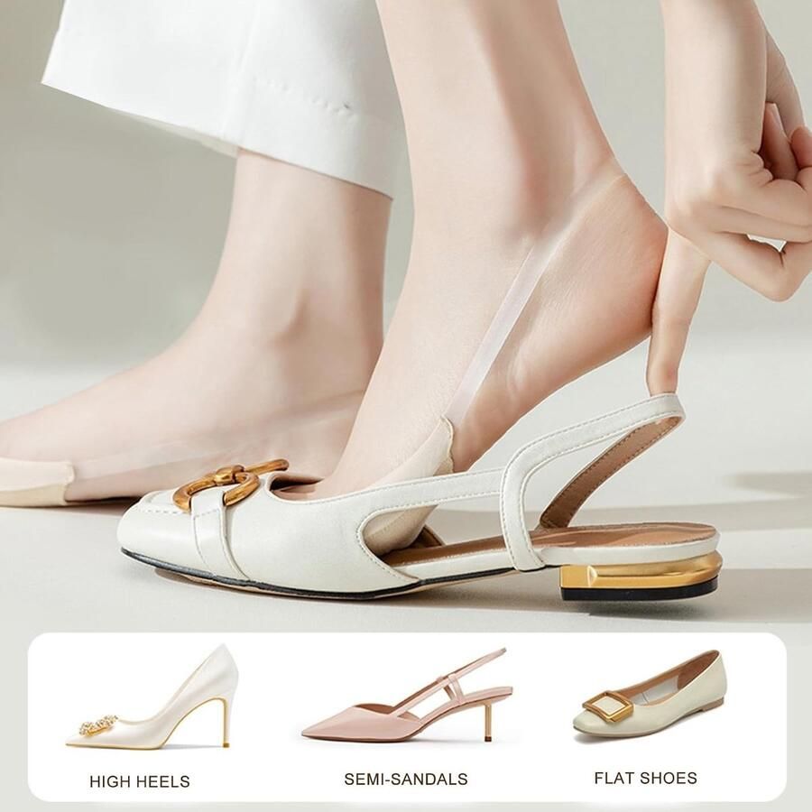 Zichtbare Sokken voor Dames 6 Paar Onzichtbare Sneakersokken Ultra Lage Sokken met Antislip Straps voor Loafers en Hoge Hakken Comfortabel en Ademend