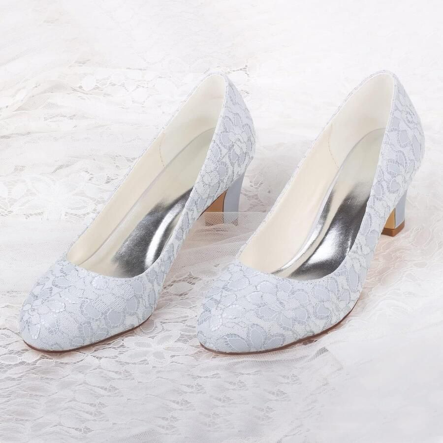 Zijden Satijn Stiletto Heel Closed Toe Pumps Ivory