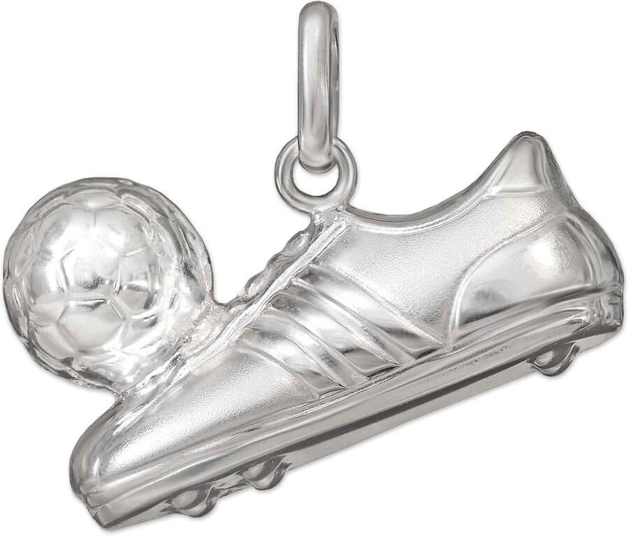 Zilveren Hanger Sportschoen met Bal 925 Sterling Zilver - Foto 1