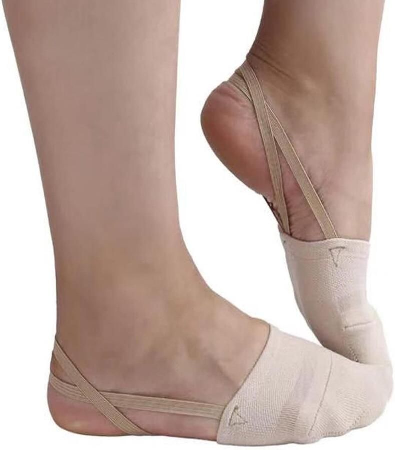 Zolen balletschoenen Pirouette dansschoenen slippers voor meisjes dansschoenen halve teen gymnastiekschoen ballet dans yoga schoenen