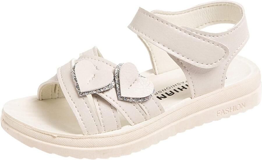 Zomer Sandalen Voor Meisjes met Parelbloemen Lichte Prinsessen Slingback Sandalen