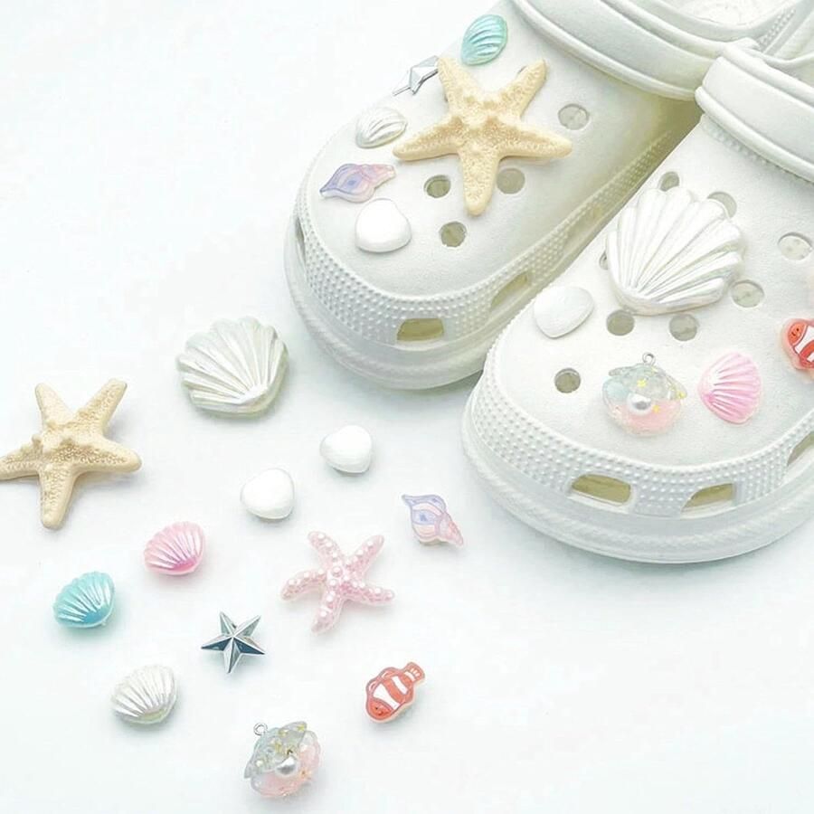 Zomer schoenen charms oceaan thema kleurrijk perfect voor klomp sandalen m-winkel