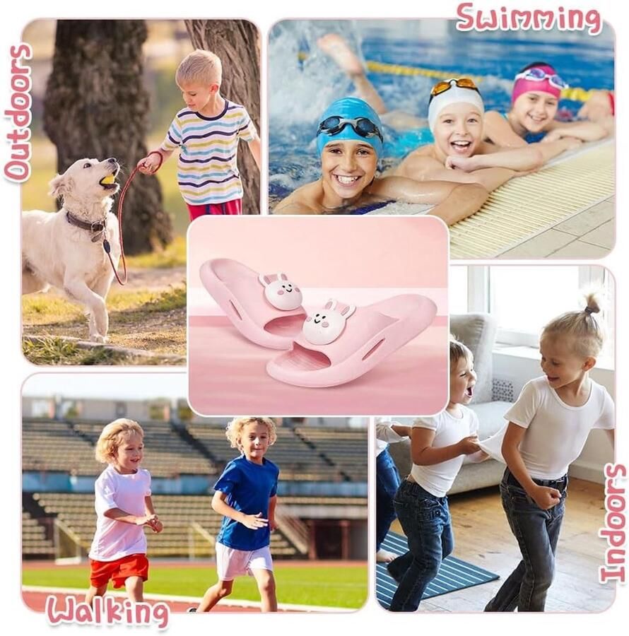 Zomerpantoffels voor peuters antislip strandslippers en lichtgewicht badkamer slippers voor kinderen ideaal voor zwembad en strand