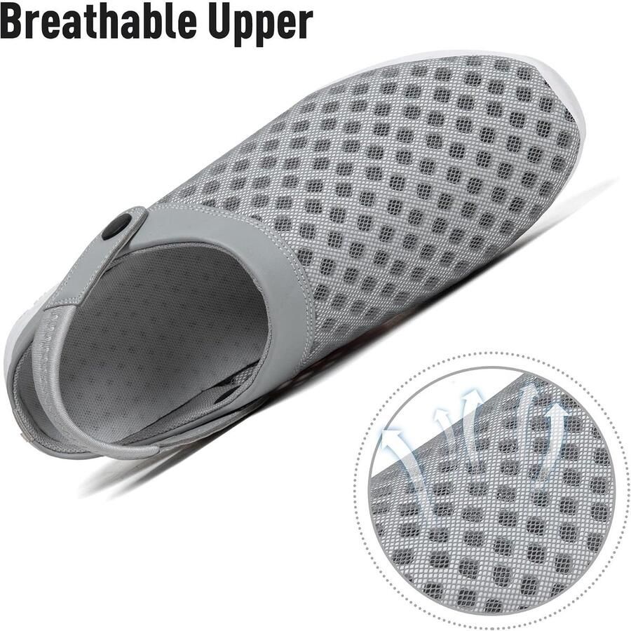 Zomer uniseks ademende klompen platte pantoffels mesh slippers muffin drag slippers outdoor strandschoenen antislip holle sandalen